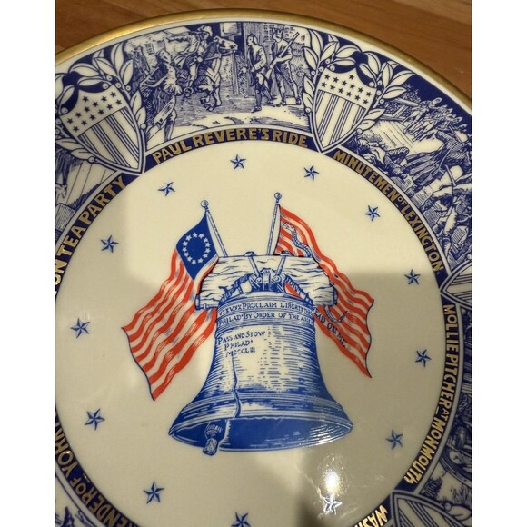 Vintage 1976- Alvin Fine China-Commemorating Bicentennial Collector’s Plate - Picture 6 of 7